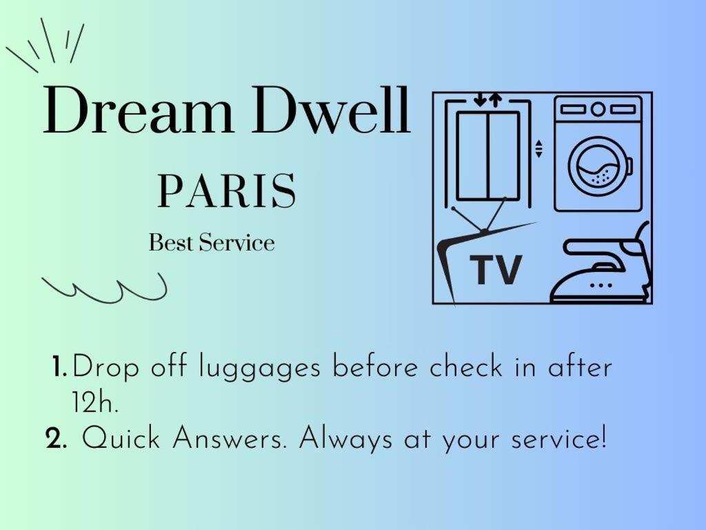 Dream Dwell Paris-Eiffel Tower Mirabeau Bridge Cozy Home In The 16Th District Paříž Exteriér fotografie